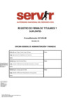 Vista preliminar de documento Registro de Firmas de Titulares y Suplentes