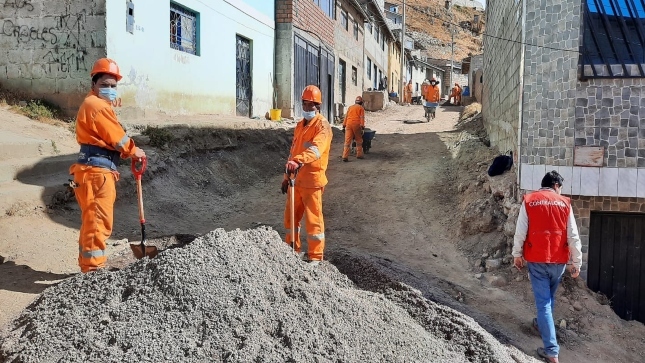 CGR detectó ausencia de profesionales durante mejoramiento de pistas, veredas y muros en Chaupimarca