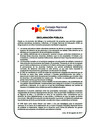 Vista preliminar de documento Pronunciamiento N.° 60 - Declaración pública