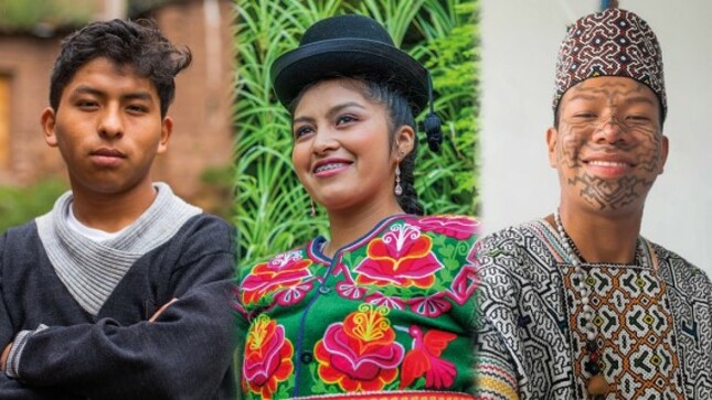 Tres jóvenes que pertenecen a las diferentes modalidades que ofrece Beca 18