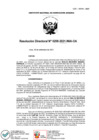Vista preliminar de documento Resolución Directoral N° 0208-2021-INIA-OA