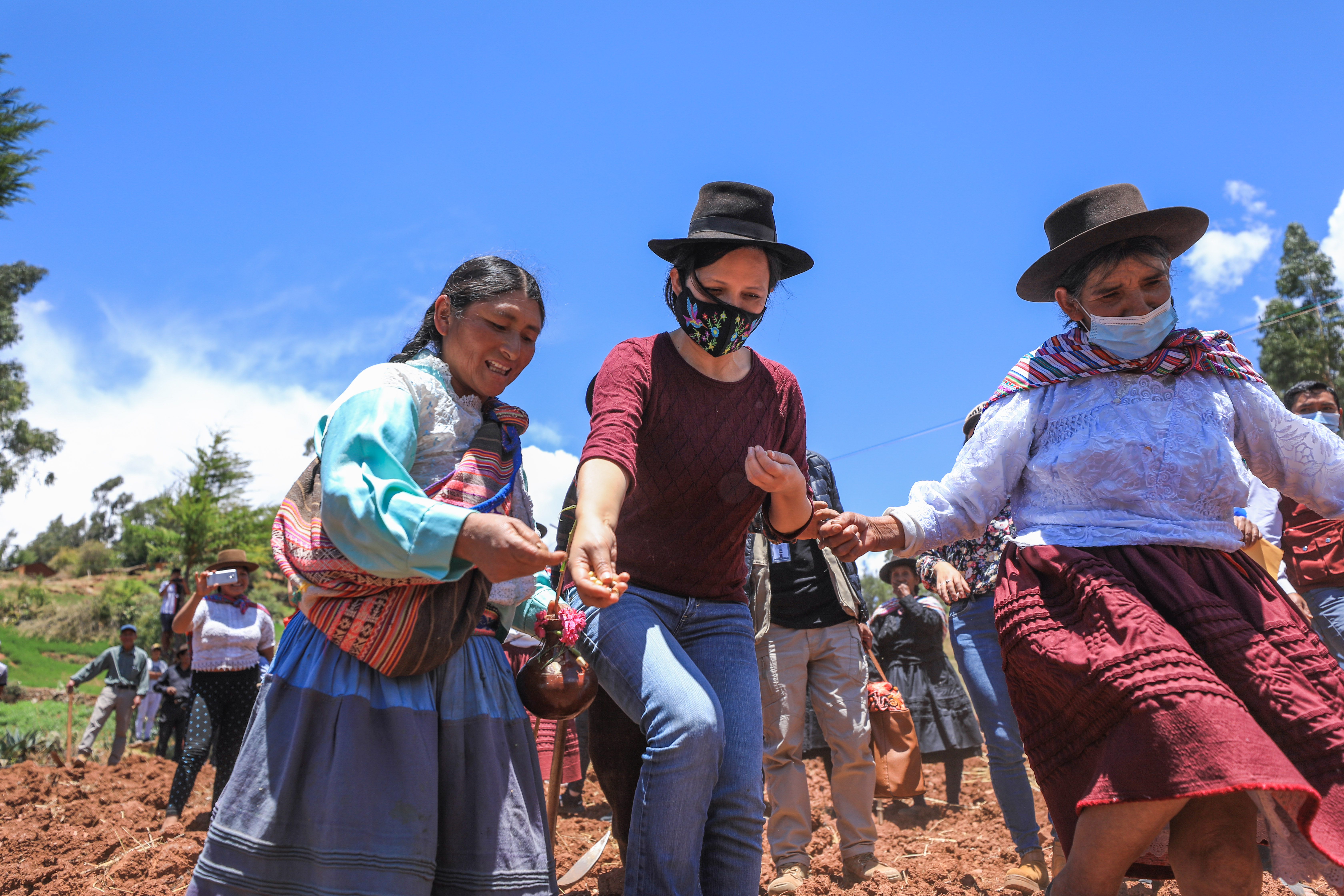 Feria en el distrito de Socos