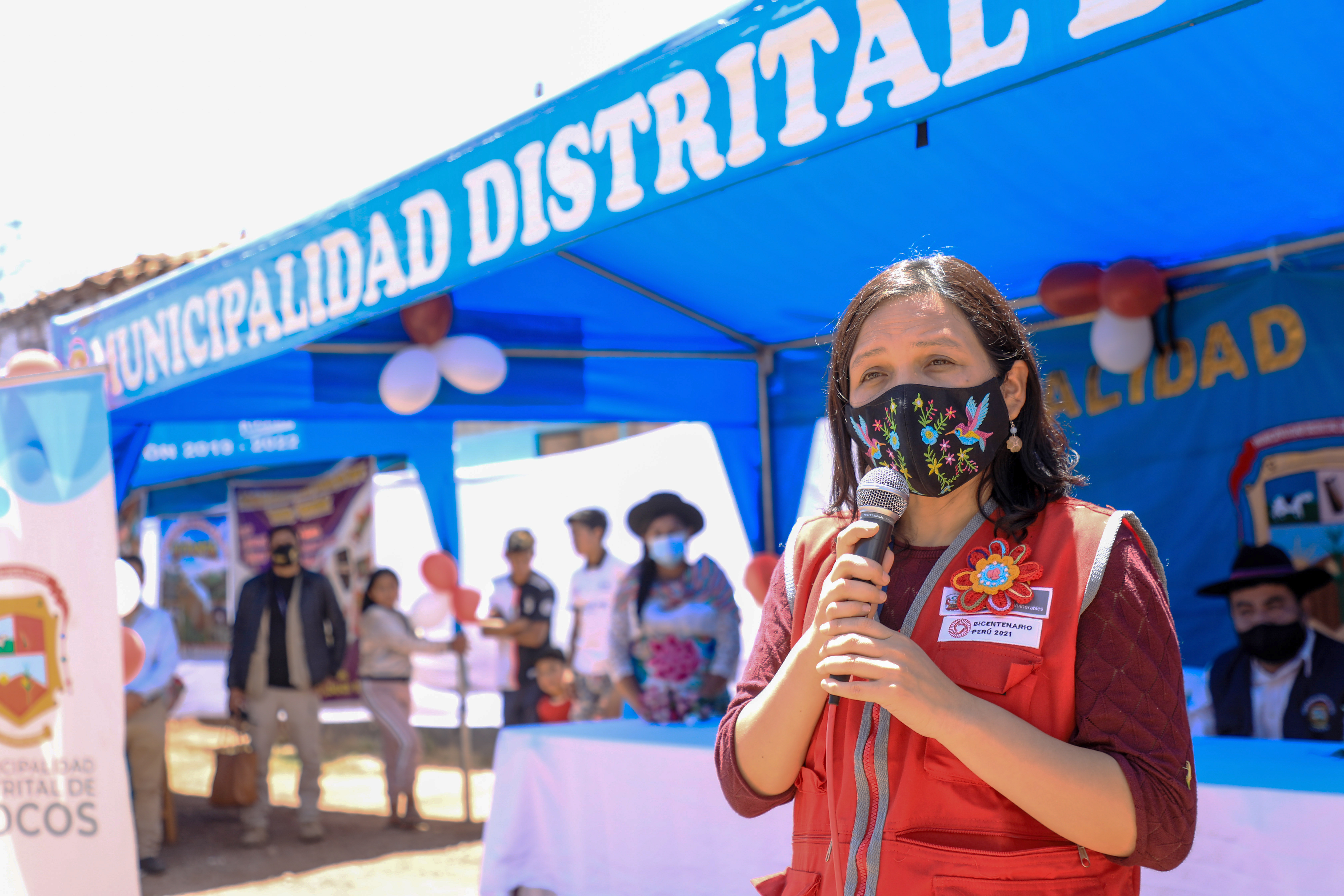 Feria en el distrito de Socos