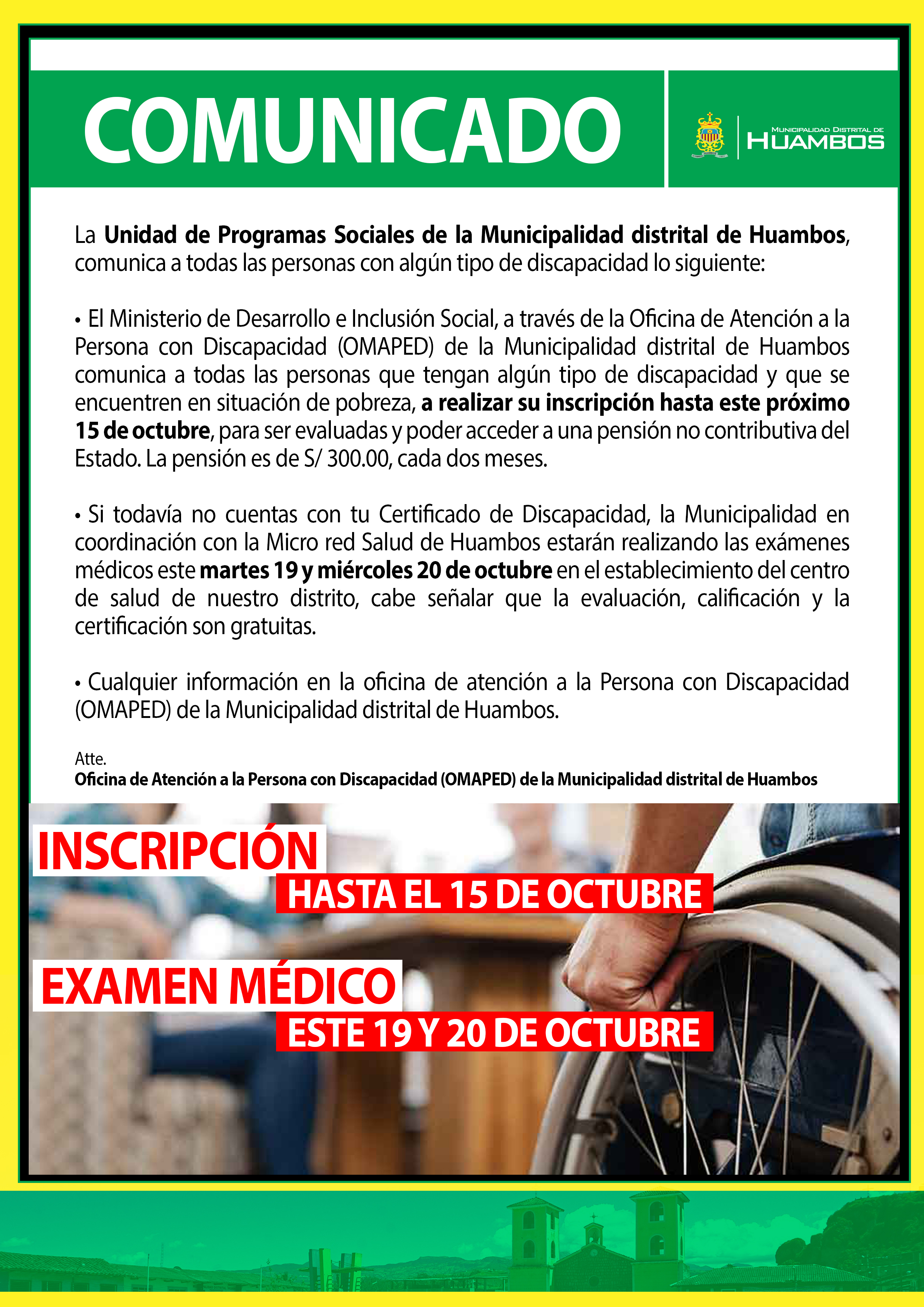 Comunicado MDH