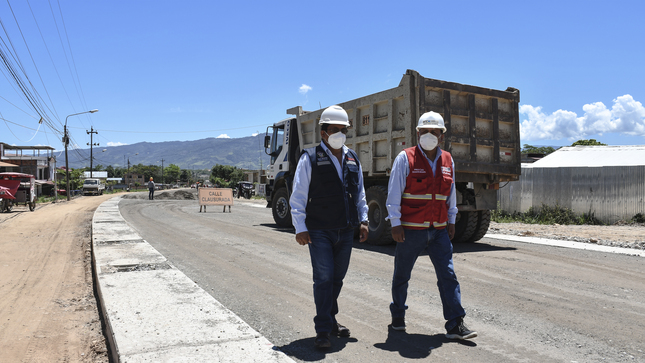 Equipo técnico de la Oficina de Coordinación Zonal San Martín-Provias Descentralizado.