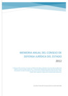 Vista preliminar de documento Memoria Anual 2012 del Consejo de Defensa Jurídica del Estado