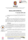 Vista preliminar de documento Resolución Gerencial Nº 161 - Aprobar la modificación al Plan Anual de Contrataciones - 2021