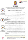 Vista preliminar de documento Resolución de Alcaldía Nº 201 - Aprobar acciones de Depuración y Sinceramiento Contable