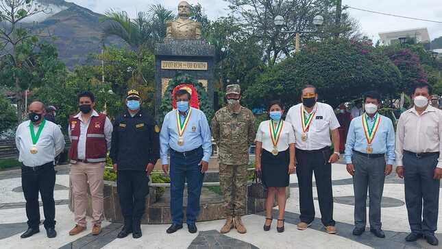 Autoridades de la provincia rinden homenaje a héroe nacional Miguel Grau