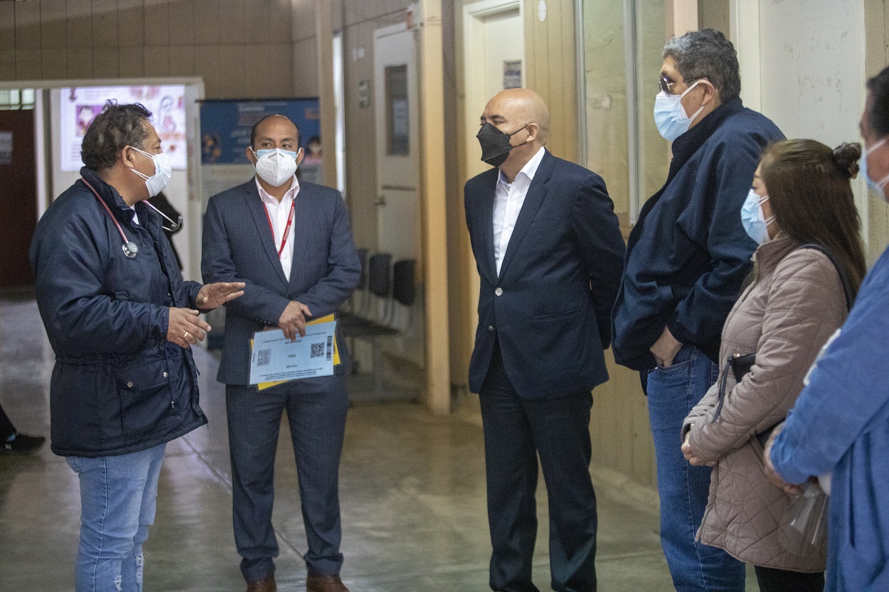 Presidente del Conadis y  autoridades  del Centro de salud de VMT y OMAPED  participan en la Campaña de certificación de personas con discapacidad 