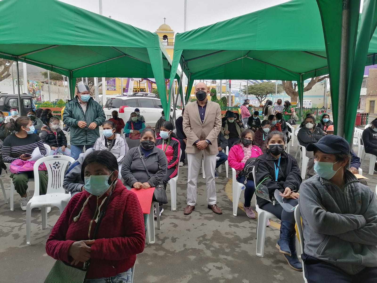 Presidente del Conadis y autoridades del distrito de Mala participan en la Campaña gratuita de certificación de personas con discapacidad