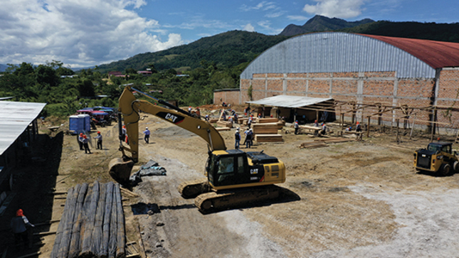 Goresam supervisa puesta en marcha de obra para construcción de ciclovía en Moyobamba