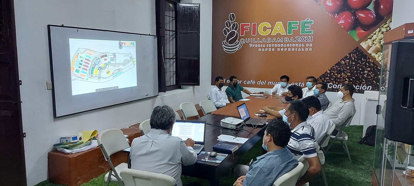 Reunión del comité ejecutivo de FICAFÉ y la mancomunidad amazónica respecto al cumplimiento de compromisos de municipalidades distritales