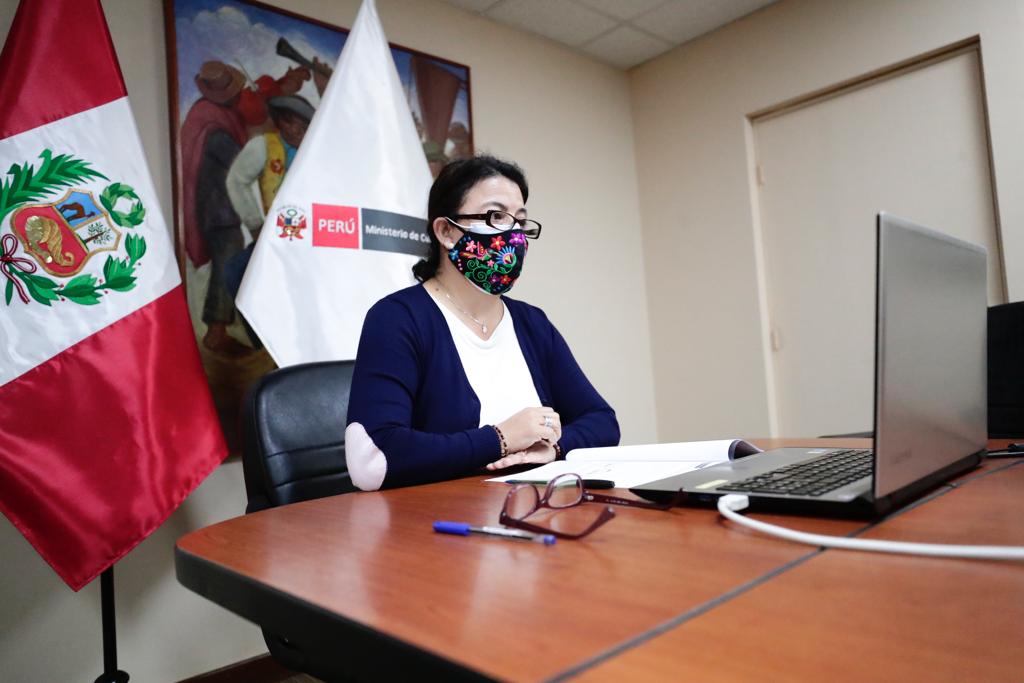 Ministra de Cultura participó en la presentación virtual de la Red de Mujeres en Arqueología Peruana - Red MAP