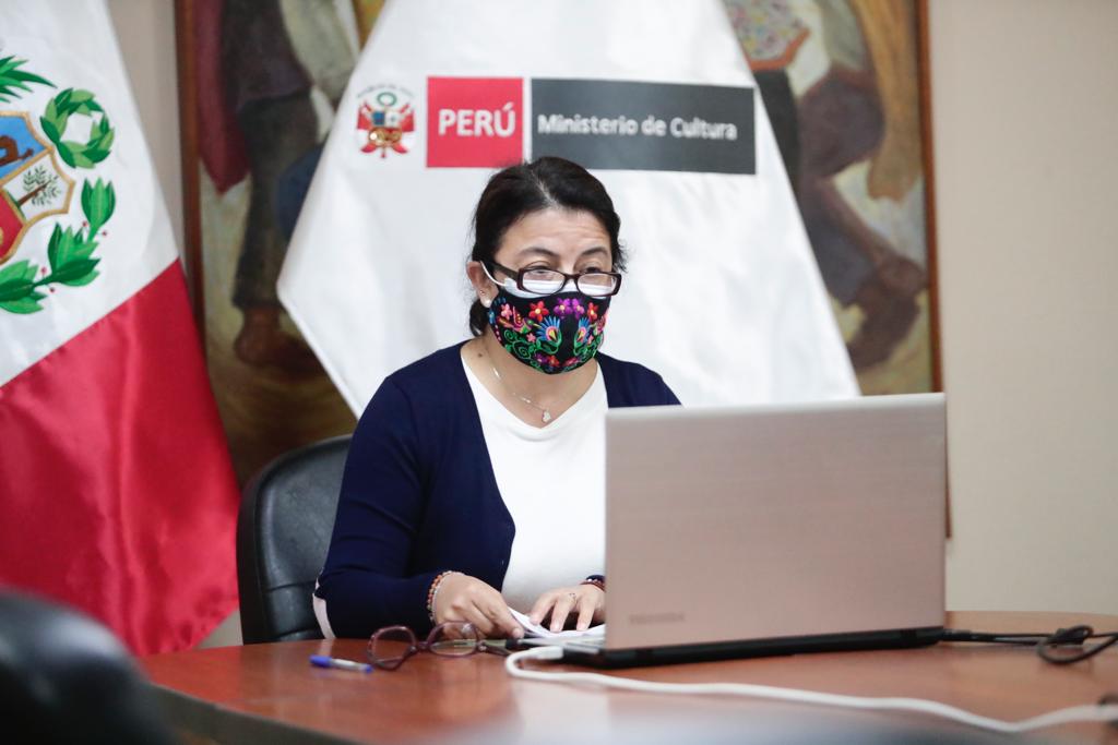 Ministra de Cultura participó en la presentación virtual de la Red de Mujeres en Arqueología Peruana - Red MAP