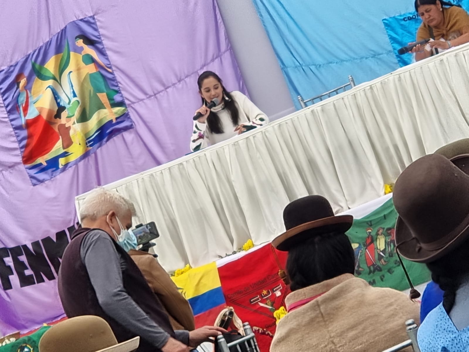 Viceministra de Seguridad Pública del Mininter expuso en cumbre internacional que reúne a mujeres de pueblos indígenas u originarios.