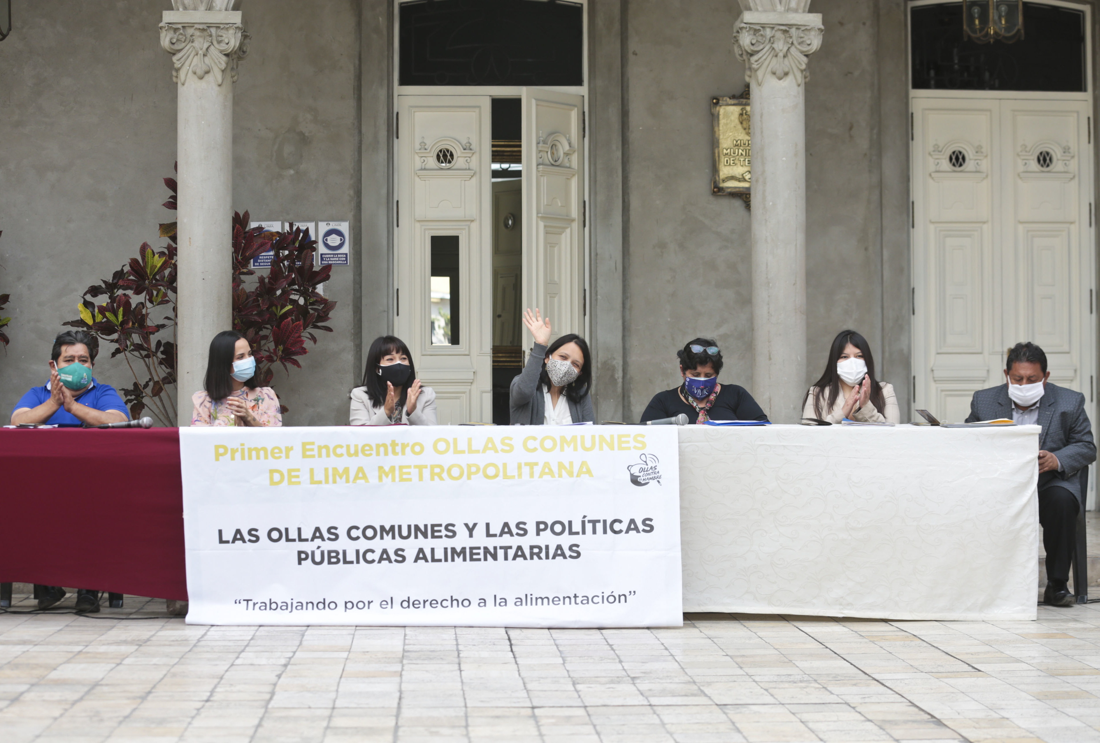Reconocimiento a ollas comunes.
