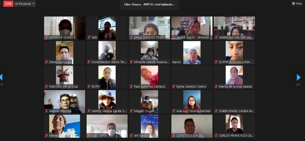Ministerio de Cultura desarrolla clases virtuales de lenguas yanesha y ashaninka