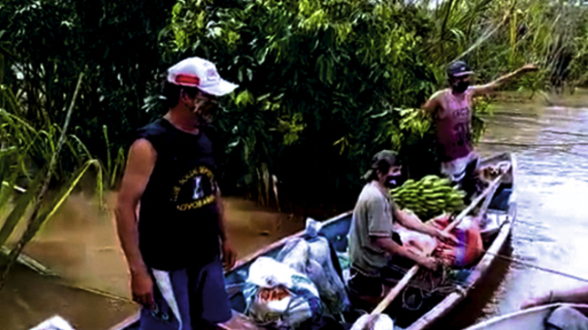 Para brindar apoyo Goresam continúa recorriendo localidades afectadas por las lluvias.
