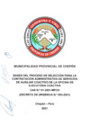 Vista preliminar de documento BASES CONVOCATORIA CAS 001-2021-MPCH (D.U. 083-2021).pdf