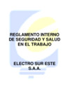 Vista preliminar de documento  Apéndice I 2.2 - Reglamento interno de seguridad y salud en el trabajo 