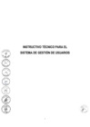 Vista preliminar de documento  Instructivo técnico para el sistema de gestión de usuarios