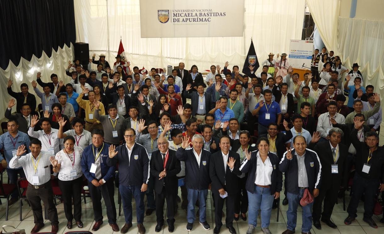 Taller de inducción para las autoridades ediles electas de Apurímac