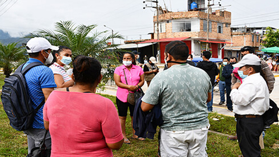 Realizan inspección técnica para estudio de preinversión de saneamiento del barrio de Belén.