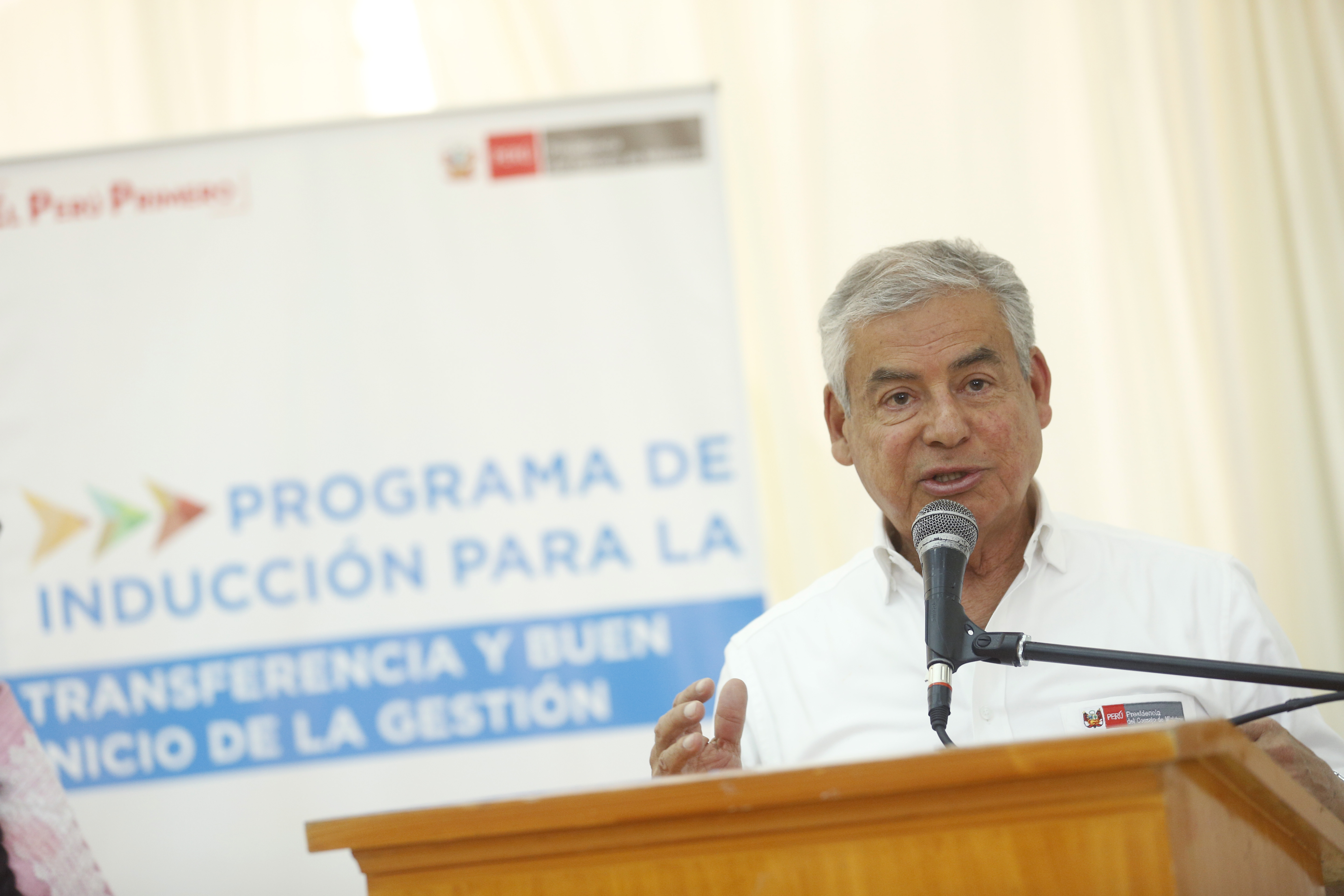 Presidente del Consejo de Ministros, César Villanueva