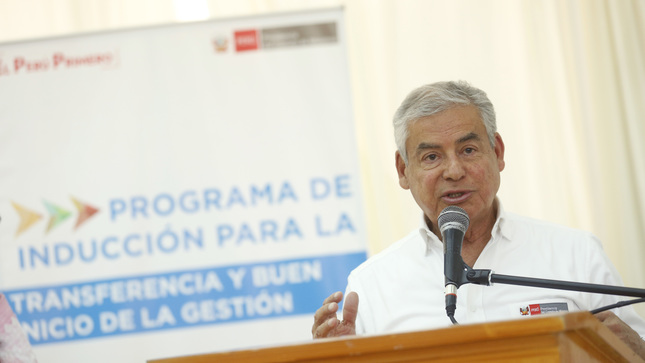 Presidente del Consejo de Ministros, César Villanueva