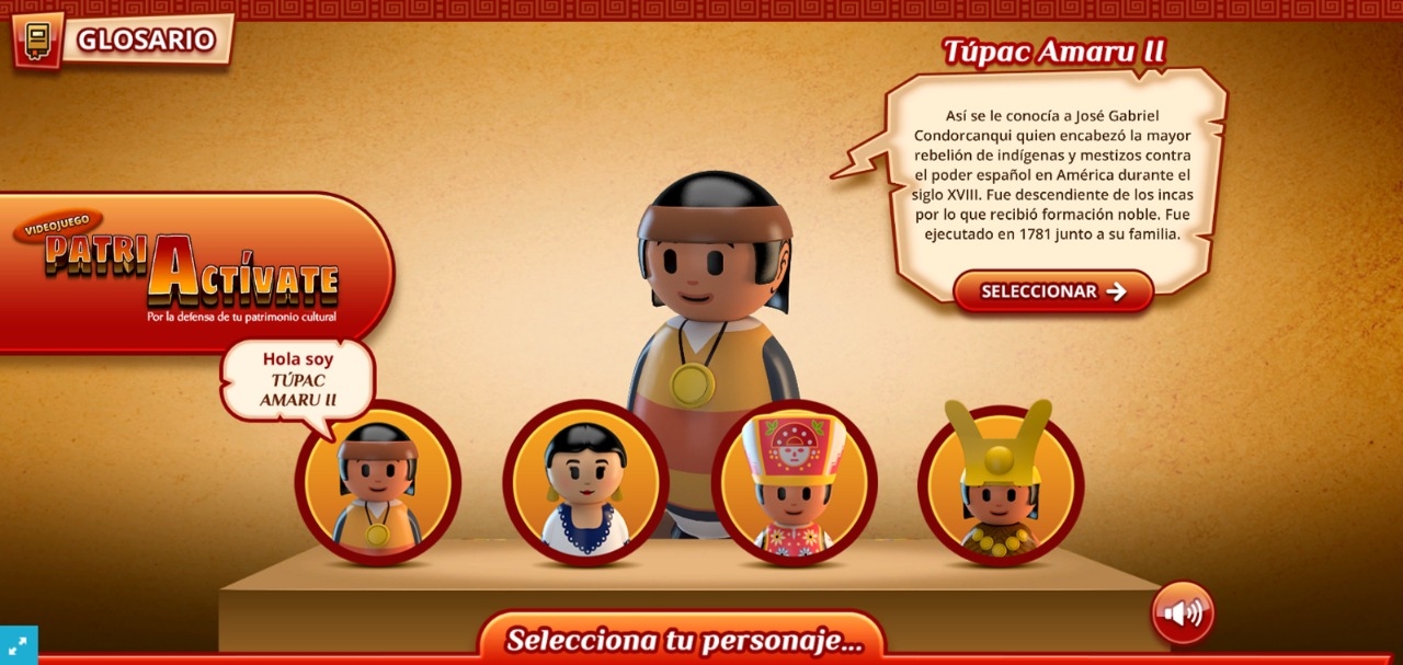 Ministerio de Cultura: Videojuego PatriActívate por la defensa del patrimonio cultural ganó Premio Nacional de Democracia Digital 2021