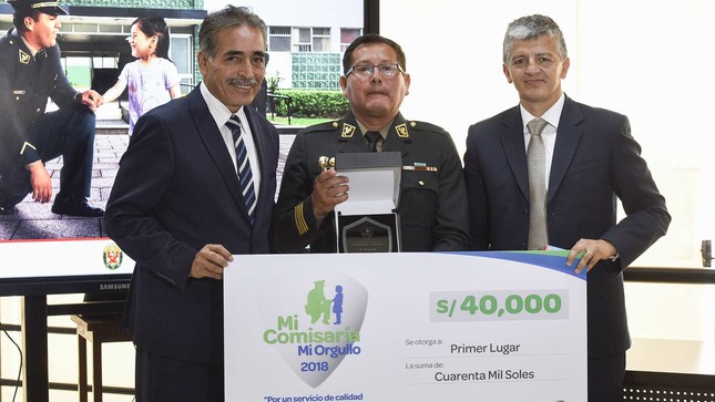 Premiación de iniciativas ganadoras del concurso "Mi Comisaría, Mi orgullo".