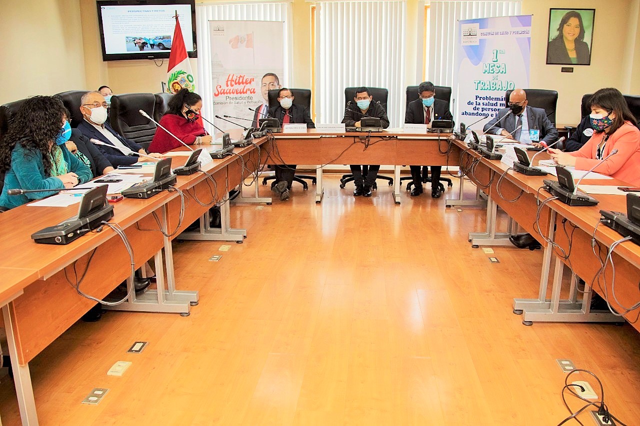 Pdte del Conadis participa en la Comisión de Salud y Población Perú del Congreso de la República que se realizó de forma presencial con la asistencia de representantes del Ministerio de Salud, Municipalidad de Lima, Inabif, CONADIS, Programa Contigo del MIDIS y asociaciones de atención en salud mental.