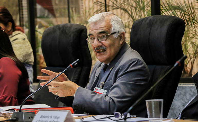 Representante del Ministerio de Salud.