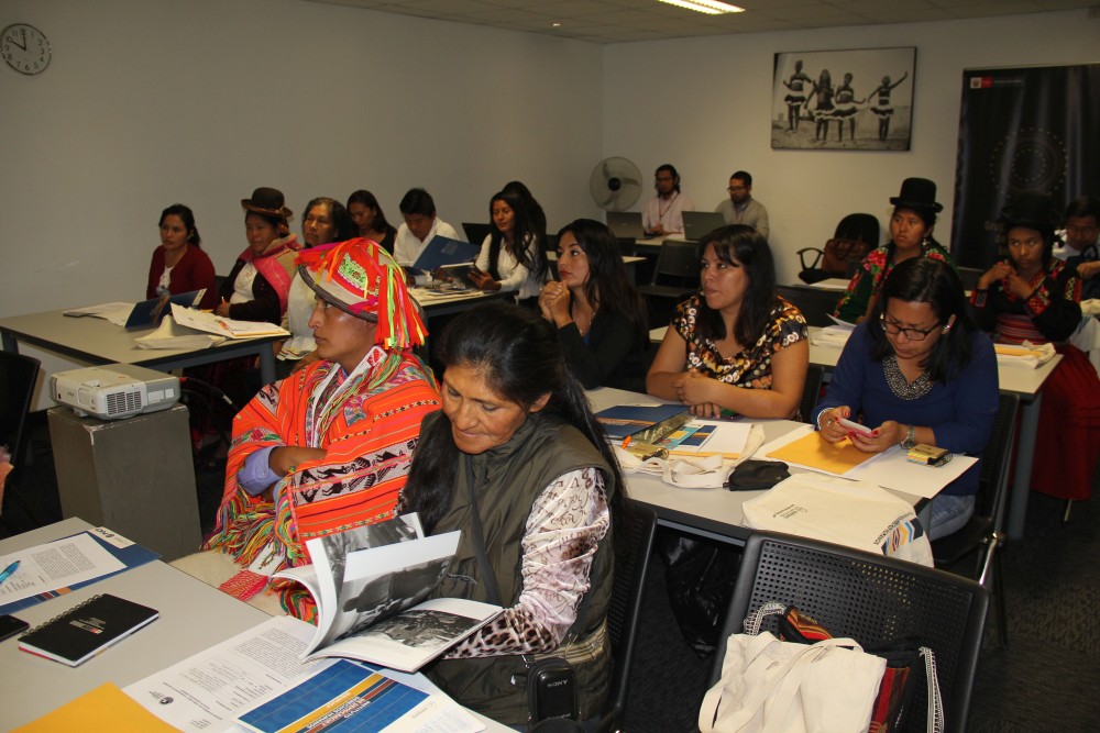 Curso de capacitación “Fortalecimiento de capacidades técnicas de organizaciones indígenas”