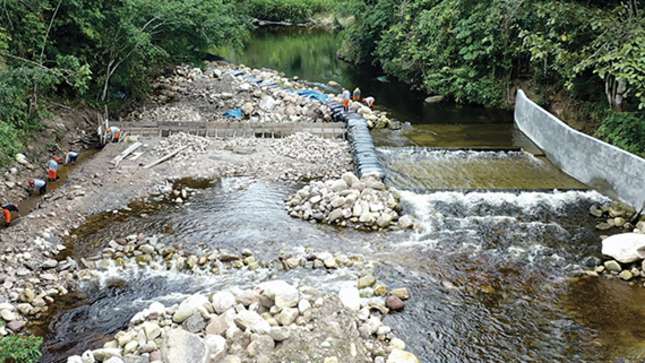Avanza construcción de canal de riego el Triunfo - Huasta en el Alto Mayo.