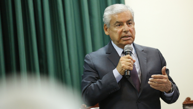 César Villanueva Arévalo en la Universidad Nacional Mayor de San Marcos