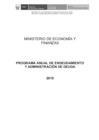 Vista preliminar de documento Programa Anual de Endeudamiento y Administración de la Deuda 2010