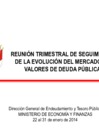 Vista preliminar de documento Presentación trimestral del Tesoro con los participantes elegibles del mercado - primer trimestre