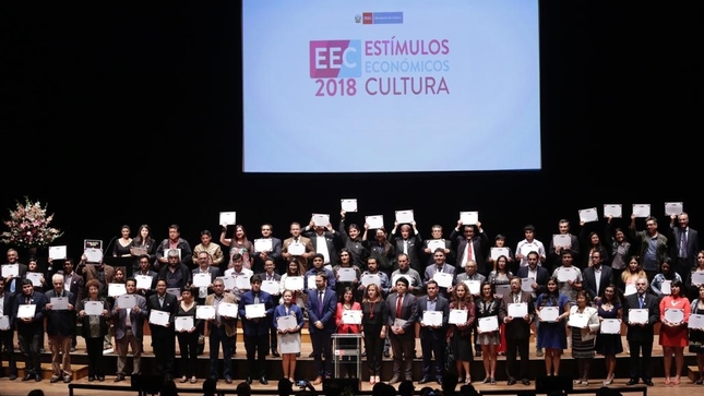 Ministerio de Cultura presentó a los ganadores de los Estímulos Económicos para la Cultura 2018