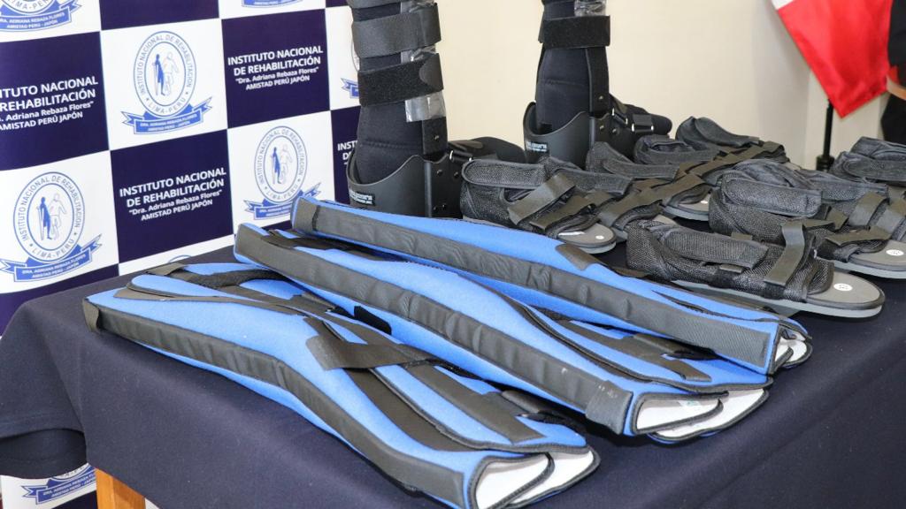 Instituto Nacional de Rehabilitación recibió donación de 2 mil 651 equipos ortopédicos