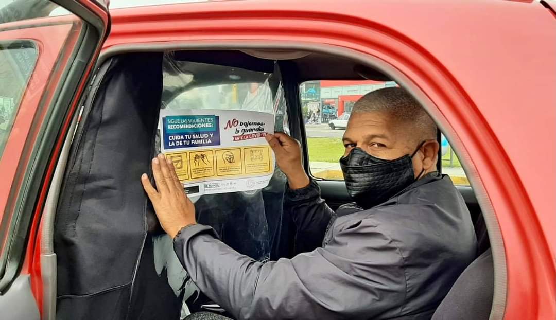 Más de 400 taxistas se sometieron a pruebas moleculares contra COVID-19, en tres días de campaña