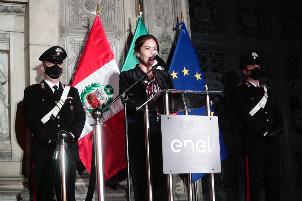 Ministerio de Cultura, embajada de Italia y Enel Perú inauguran nueva iluminación que embellece Museo de Arte Italiano