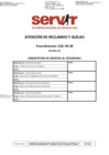 Vista preliminar de documento Procedimiento: Atención de Reclamos y Quejas