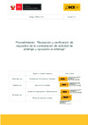Vista preliminar de documento 2. Recepción y verificación de requisitos de la contestación de solicitud de arbitraje u oposición al arbitraje - Código PM04.01.02 - Versión 1 