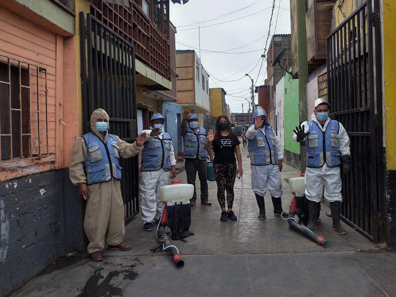 Comando Anticovid realiza desinfección contra la COVID-19