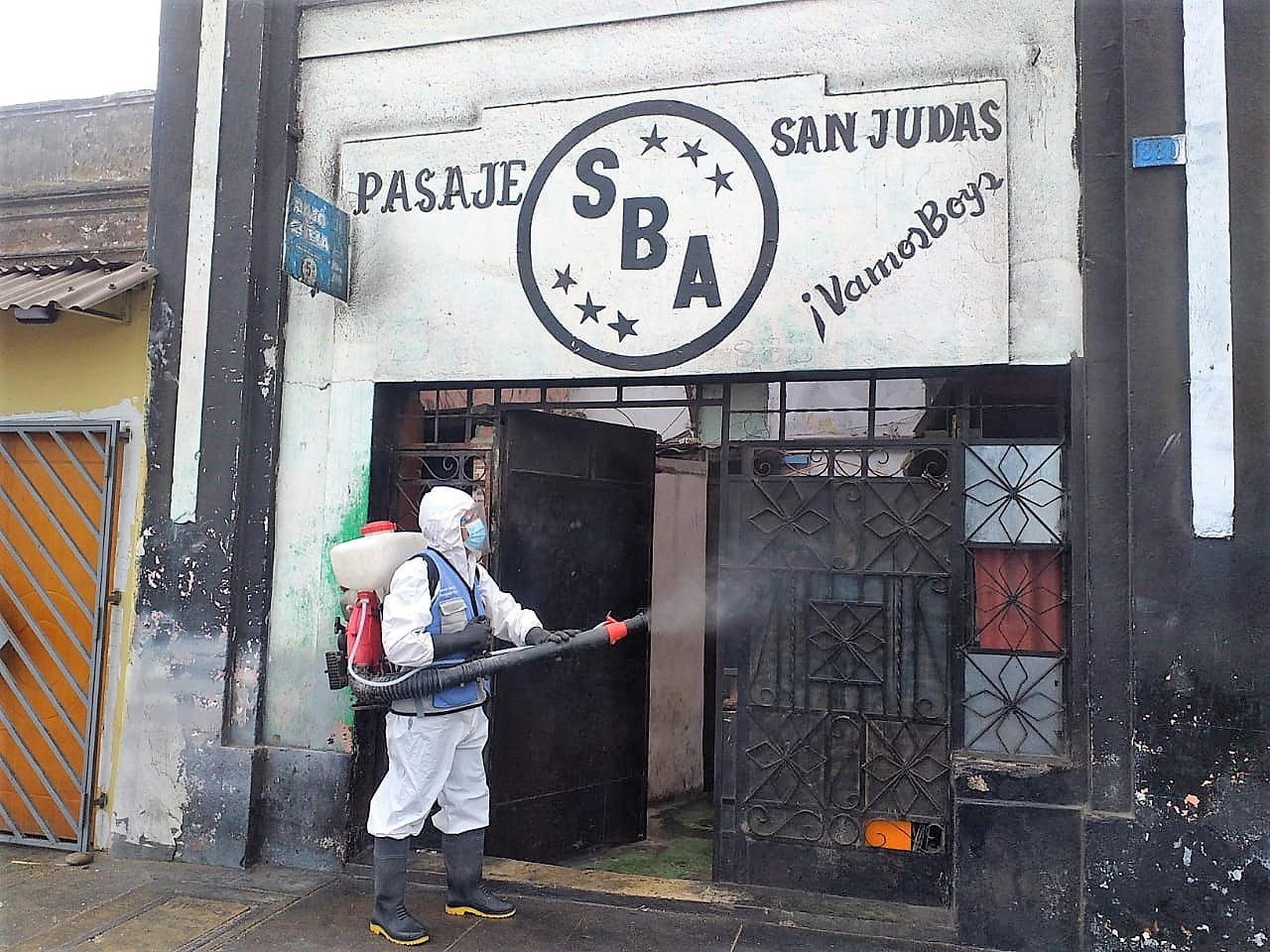 Comando Anticovid realiza desinfección contra la COVID-19