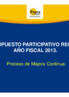 Vista preliminar de documento Presupuesto Participativo