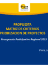 Vista preliminar de documento 1. Presentación de la Matriz de Criterios para la Identificación y Priorización de Resultados.