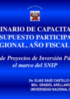 Vista preliminar de documento Gestión de Proyectos de Inversión Pública en el marco de SNIP